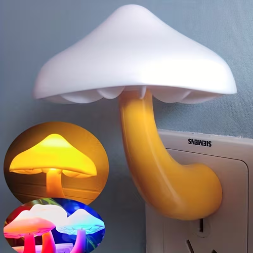 Pack Mushroom Night Light Plug-In