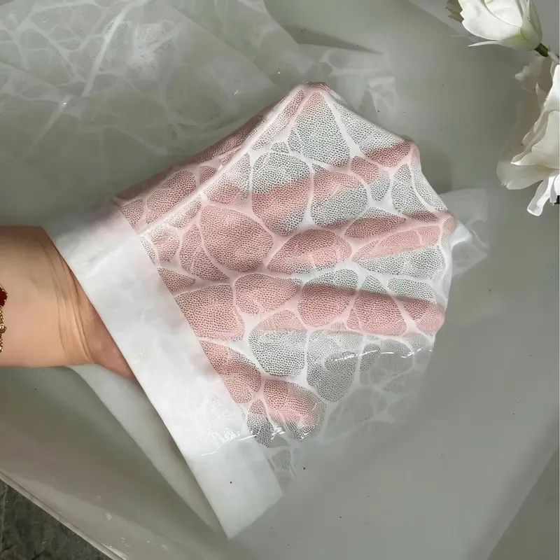 Men's Leopard Lace Boxer Briefs 4-Pack – Ice Silk Cooling, Ultra-Soft, Seamless See-Through, Anti-Odor Underwear