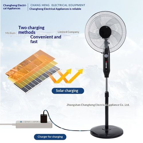 Solar-powered fan