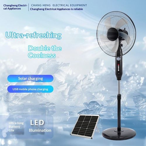 Solar-powered fan