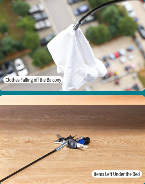 2-in-1 Drain Clog Remover & Grabber Tool: Clear Clogs & Retrieve Lost Items Effortlessly!