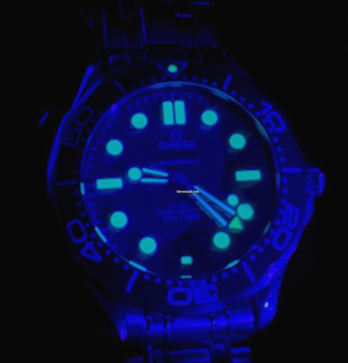 Seamaster Diver 300M, 42 mm, steel on steel, bule dial