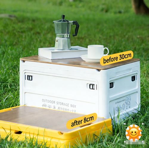 50L Multi-Function Foldable Box—Camping & Car Storage All In One!