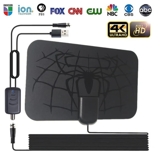 HDTV cable antenna 4K (5G chip, can be used worldwide)