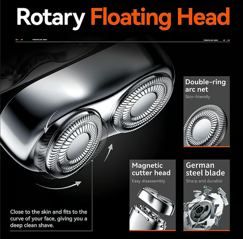 2026 New Upgrade Pocket Shaver USB Mini Shavers for Men Rechargeable Waterproof Compact Electric Razor for Home, Car, Travel