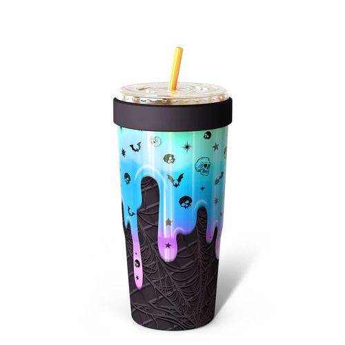 🥤🥤To-Go Buddy - Universal Cup Insulator for to-go cups - Keeps Drinks Hot Cold 12+ Hours - Vacuum Insulated Tumbler