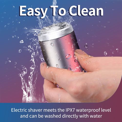 Mini Electric Shaver,Electric Shaver,One-Button Use Electric Razor for Men,Rotary Portable,Pocket Size Shaver, Rechargeable, Wet&Dry, Suitable for Travel, Office and Business Trips