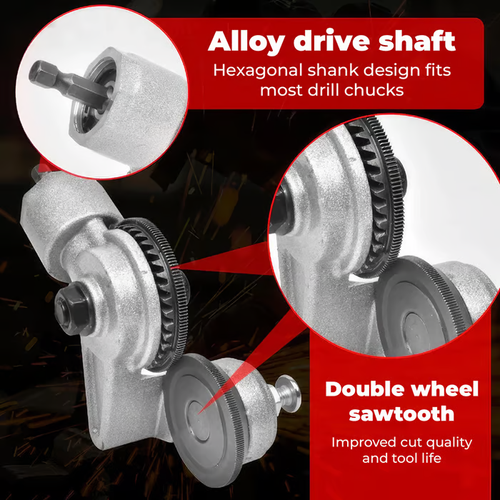 Titanium Drill Nibbler – Sheet Metal Cutting Tool