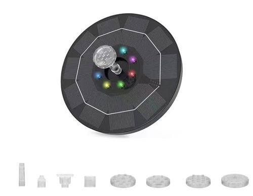☀️⛲Solar Powered Floating Water Fountain Pump with 6 Nozzles.(Sold out, restocking in progress.)