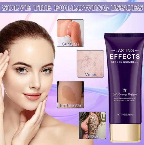 Westmore Flawless Tattoo Cover-Up & Body Concealer – Waterproof Sweatproof Long-Lasting Leg Makeup, Lightweight Full Coverage Cosmetic summervibes