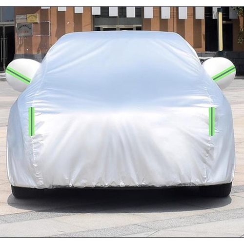 Multi-color All Weather Car Cover with Reflective Stripes, Full Car Exterior Cover, Winter Rain and Sun Protection for Sedans and SUVs