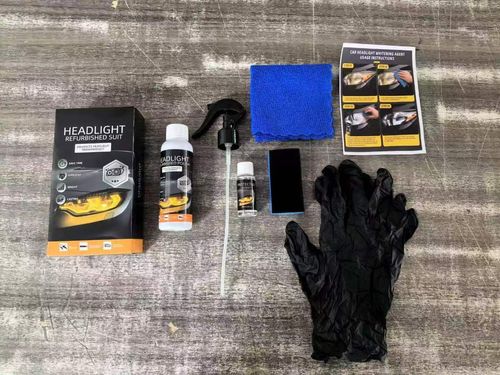 🚗QIFOR Automotive Headlamp Restoration Fluid (Polishing Agent 100ml + Protective Agent 20ml + Sponge ×1 + Towel ×1) , oxidized and yellowed automotive headlamps, blurring enhanced crystalline coating refurbisher