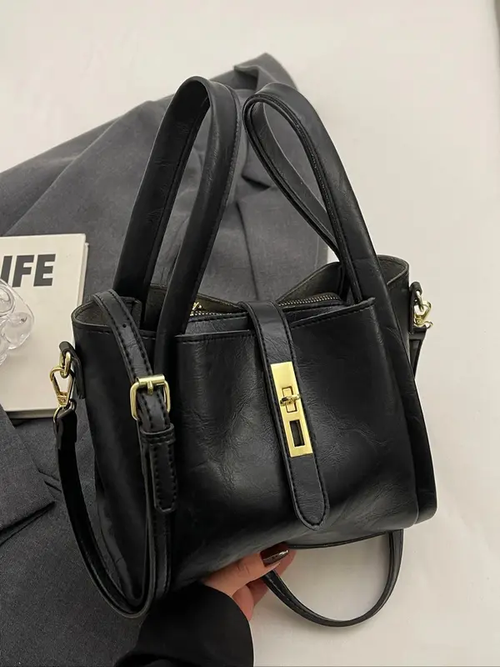 Fashionable Retro Women's Shoulder Bag | Spacious Daily Bag for Work, Church & Weekend Outings