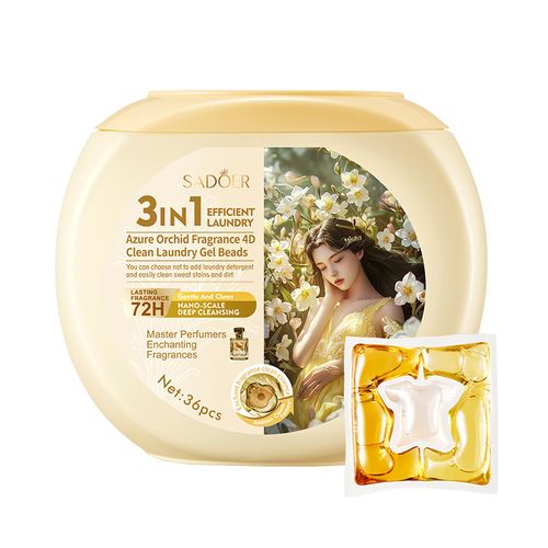 🌸Premium Scented Laundry Detergent Capsules - Freesia Blossom | Camellia Flower | Bluebell Breeze (36 Pods)🌺Long-lasting Fresh Scent | Easy & Powerful Clean