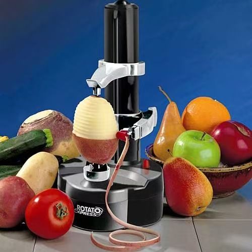 🍎 Electric Fruit Peeler - Fully Automatic, Hands-Free, Perfect Peels Every Time! A Must-Have for Cooks—The Ideal Gift for Yourself, Family & Friends!