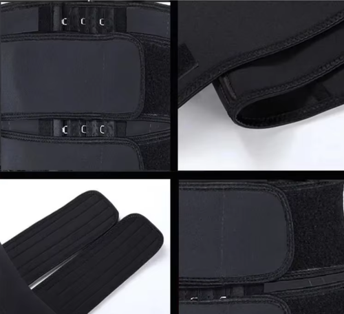 Double strap waist trimmer belt, Adjustable Waist Slimming Trimmer