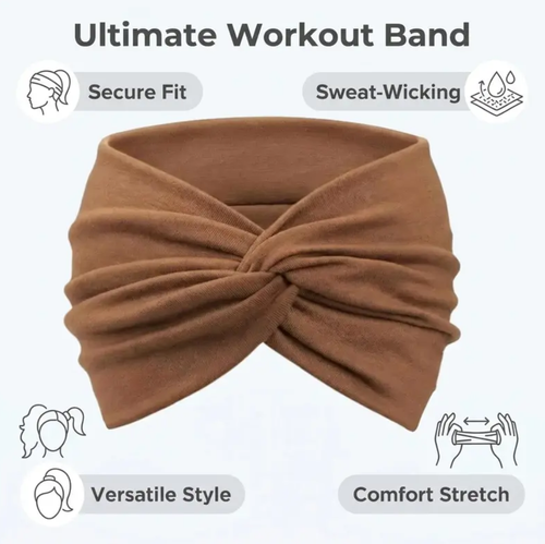 4-Pack Wide Headbands For Women - Soft, Bohemian Style Turban Hair Accessories With Knotted Design For Yoga, Running, Sports, And Everyday Wear - Vintage Inspired, Cute, And Comfortable Hair Band Accessories