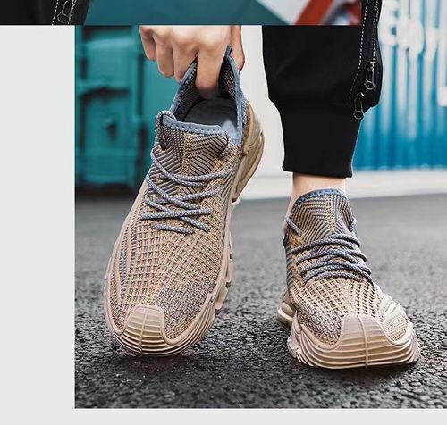 New Breathable Mesh Thin Khaki Sports Shoes
