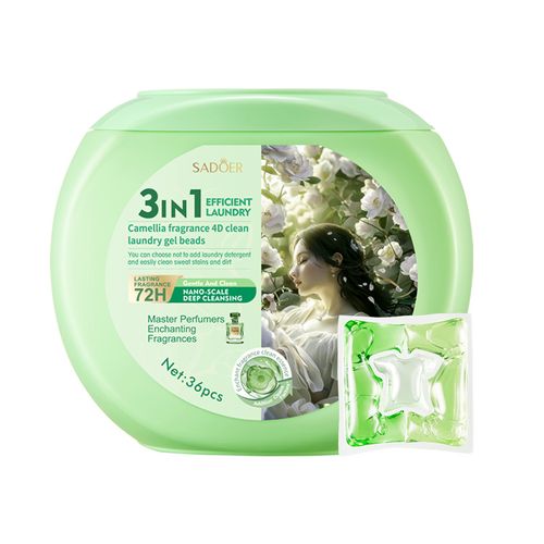 🌸Premium Scented Laundry Detergent Capsules - Freesia Blossom | Camellia Flower | Bluebell Breeze (36 Pods)🌺Long-lasting Fresh Scent | Easy & Powerful Clean