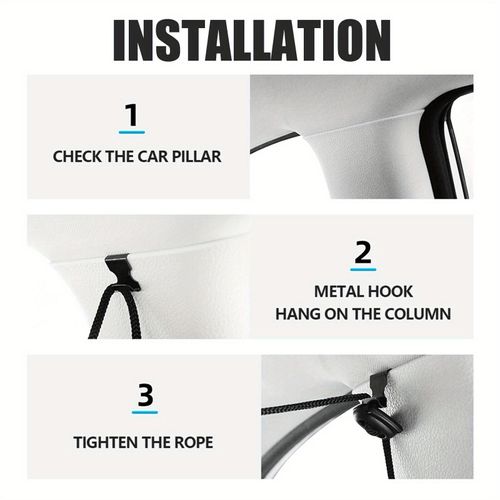 4-Piece Set, Universal Thick Car Curtain Set, Car Privacy Curtain Set - Travel, Camping, And Sleep Blackout Curtains - Easy To Install And Maximum Privacy