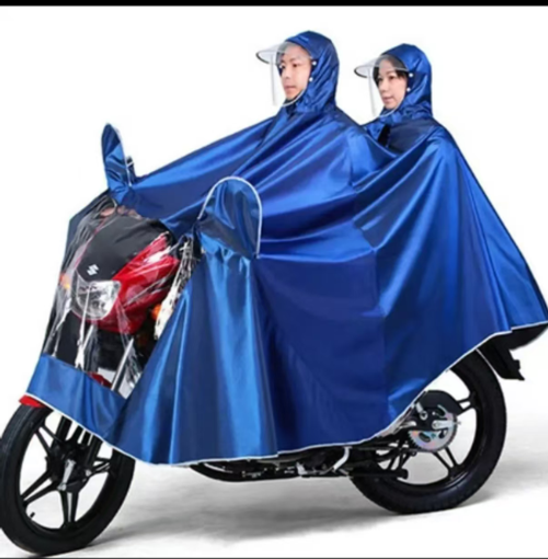 2-in-1 Premium Oxford Raincoat & Motorbike Cover 🛡️ | All-Weather Protection for Your Ride.