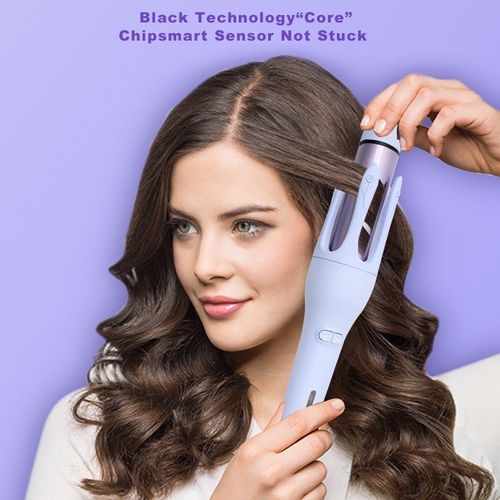 Automatic Electric Hair Curling Iron Wand Portable Ceramic Rotating PTC Heating Hair Wave Curler Professional High Efficiency