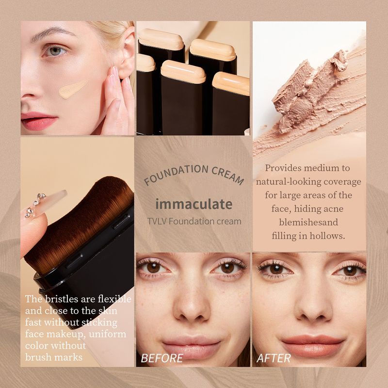 Eraser Foundation Stick 20g with Brush Double End Concealer