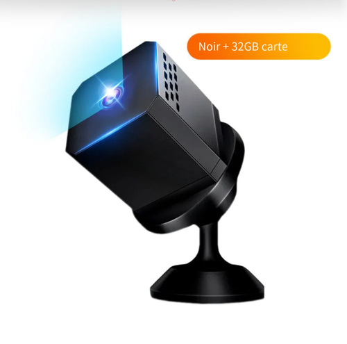 Mini caméra de sécurité intelligente HD à vision nocturne