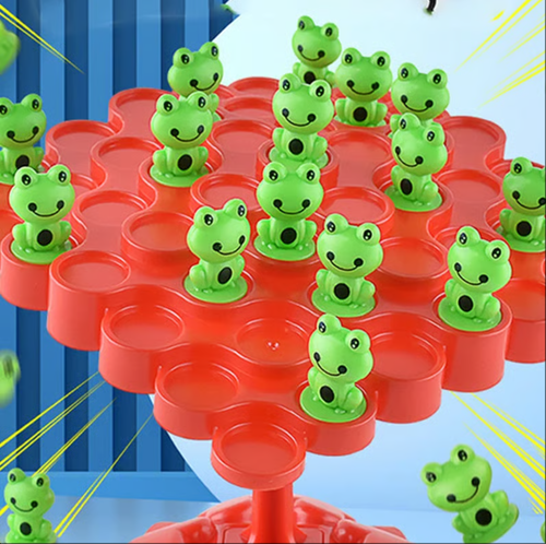 Ensemble de jouets d'équilibre en forme de grenouille pour enfants