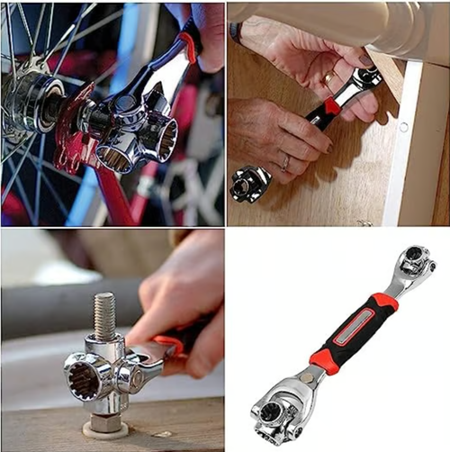 Clé à douille multifonctionnelle 52 en 1
