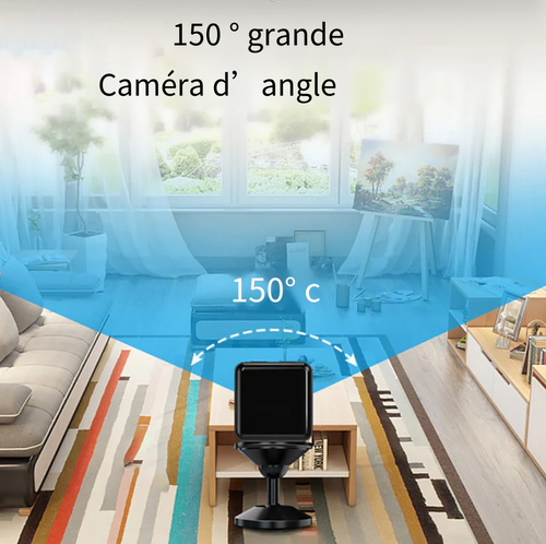 Mini caméra de sécurité intelligente HD à vision nocturne