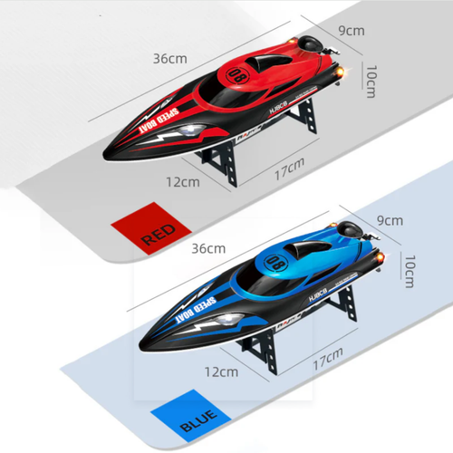 Bateau électrique télécommandé à grande vitesse pour piscines et lacs