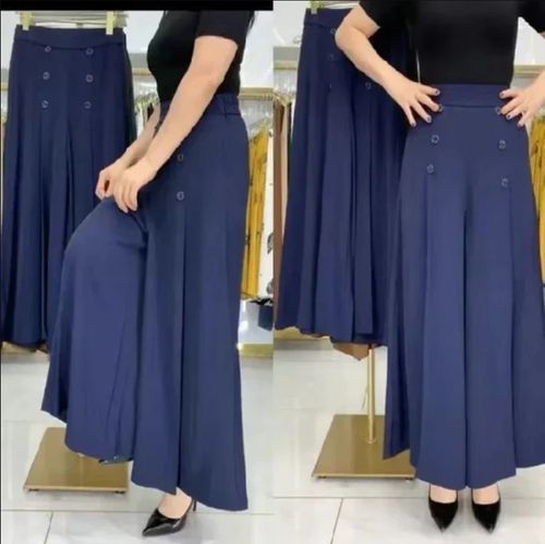 ✨Pantalon large plissé élégant
