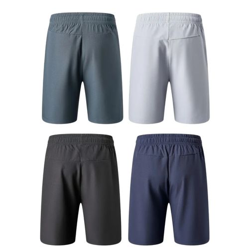 Lot de 4 shorts extensibles en coton pour homme pour l'été 🌞👕