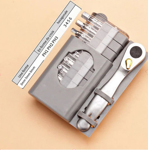 ✨Mini ensemble de tournevis combinés positifs et négatifs