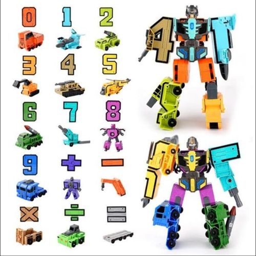 🤖🔥Vente chaude 2025🔥Robot de transformation de nombres de déformation de jouet amusant et éducatif - Cool et intelligent !🤖