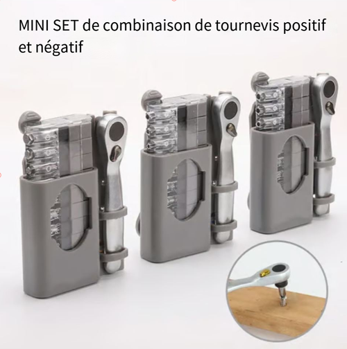 ✨Mini ensemble de tournevis combinés positifs et négatifs