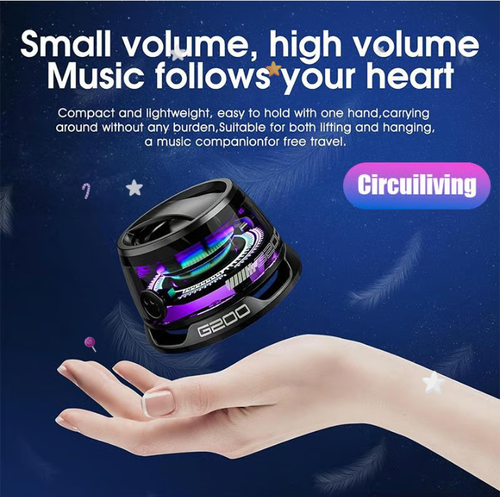 Enceinte Bluetooth magnétique avec support pour téléphone