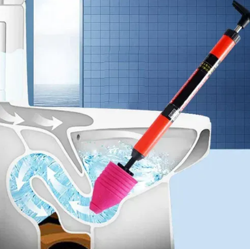 Débouchage de toilettes à haute pression en un clin d'œil