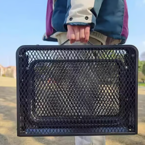 🍢Table de barbecue extensible et pliante en métal