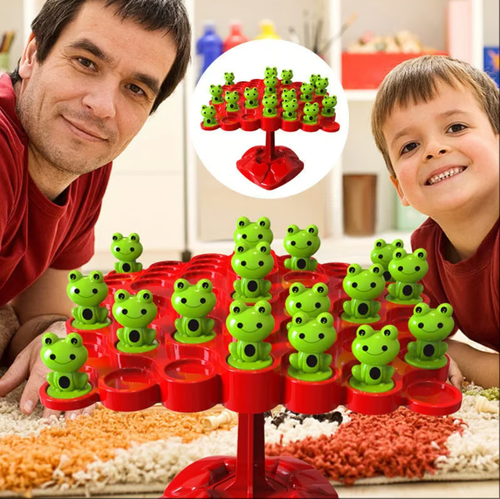 Ensemble de jouets d'équilibre en forme de grenouille pour enfants