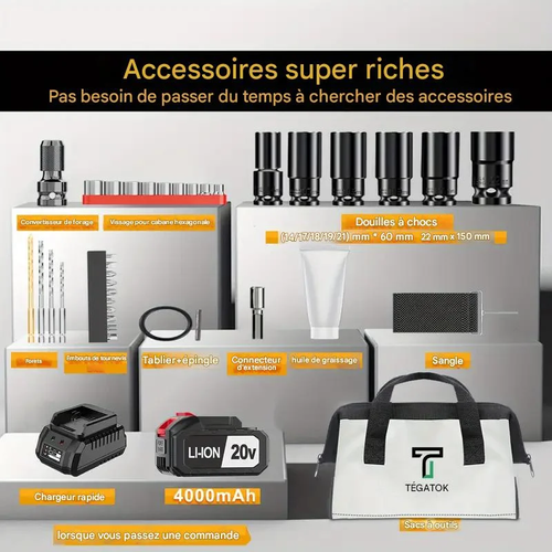 Clé à chocs sans fil