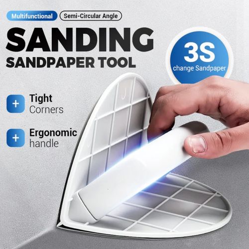 🔥Offre spéciale🔥Outil de ponçage d'angle semi-circulaire multifonctionnel