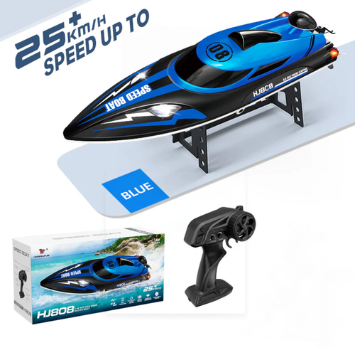 Bateau électrique télécommandé à grande vitesse pour piscines et lacs