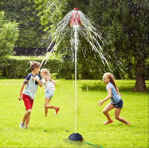 🚀Arroseur fusée pour jardin extérieur, jouet d'été