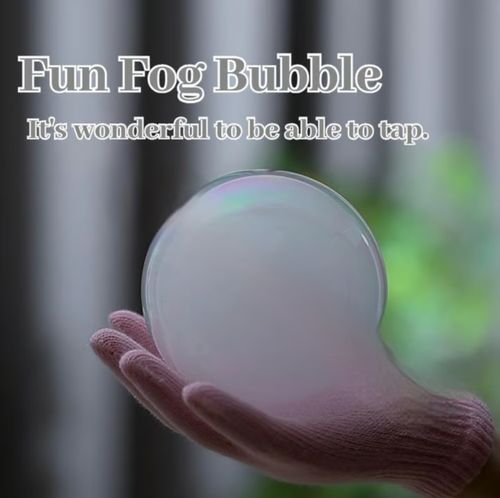 Machine à bulles de fumée infinie pour l'enfance Élastique magique