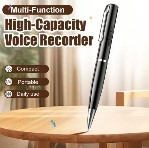 🔥 Stylo enregistreur vocal multifonction haute capacité