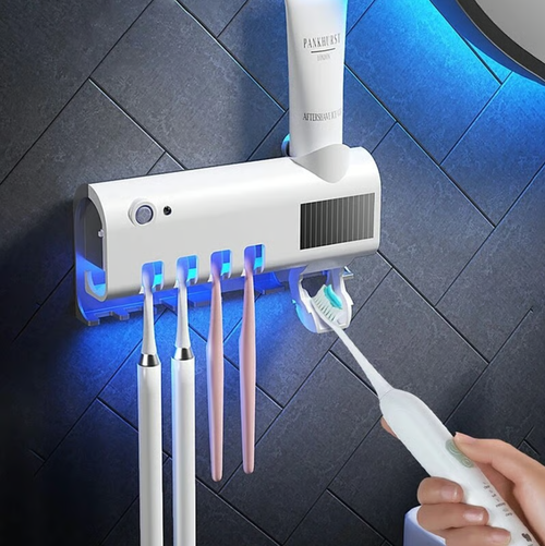 🦷Porte-brosse à dents intelligent stérilisant UV🪥