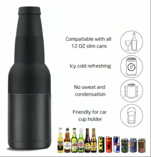 🍺Refroidisseur de bouteilles et de canettes de bière avec ouvre-bière🧊