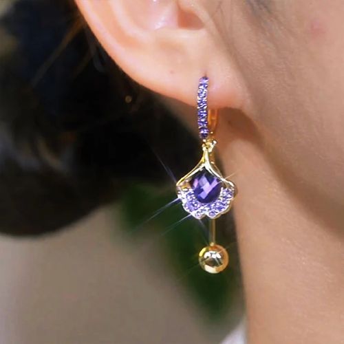 Délicates boucles d'oreilles en feuille de ginkgo pour femmes